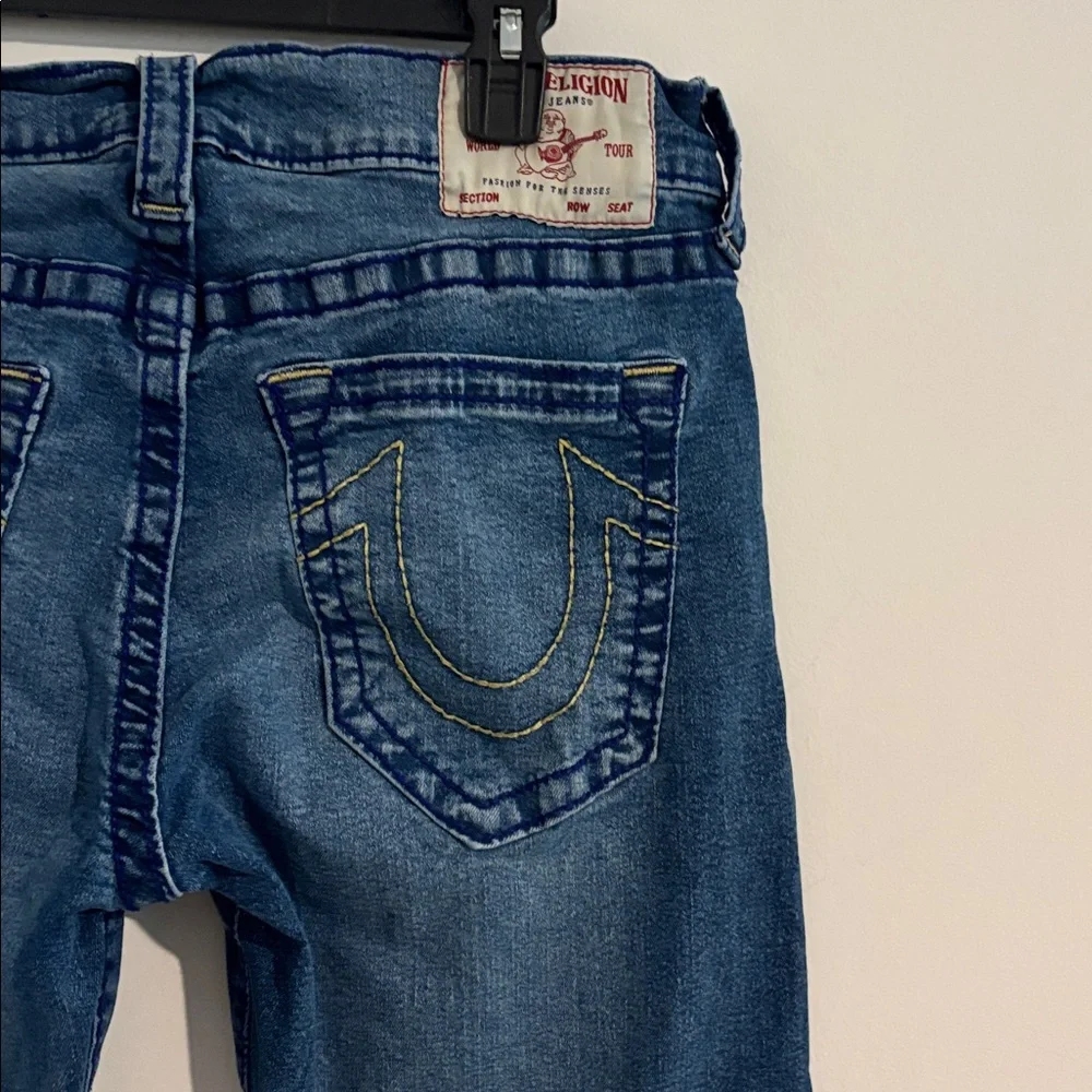 True Religion Size 33 Men’s RICKY STRAIGHT JEAN Blue Denim Jeans